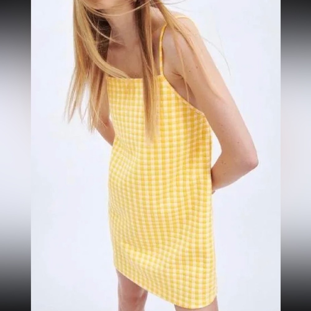 Zara Gingham Mini Dress